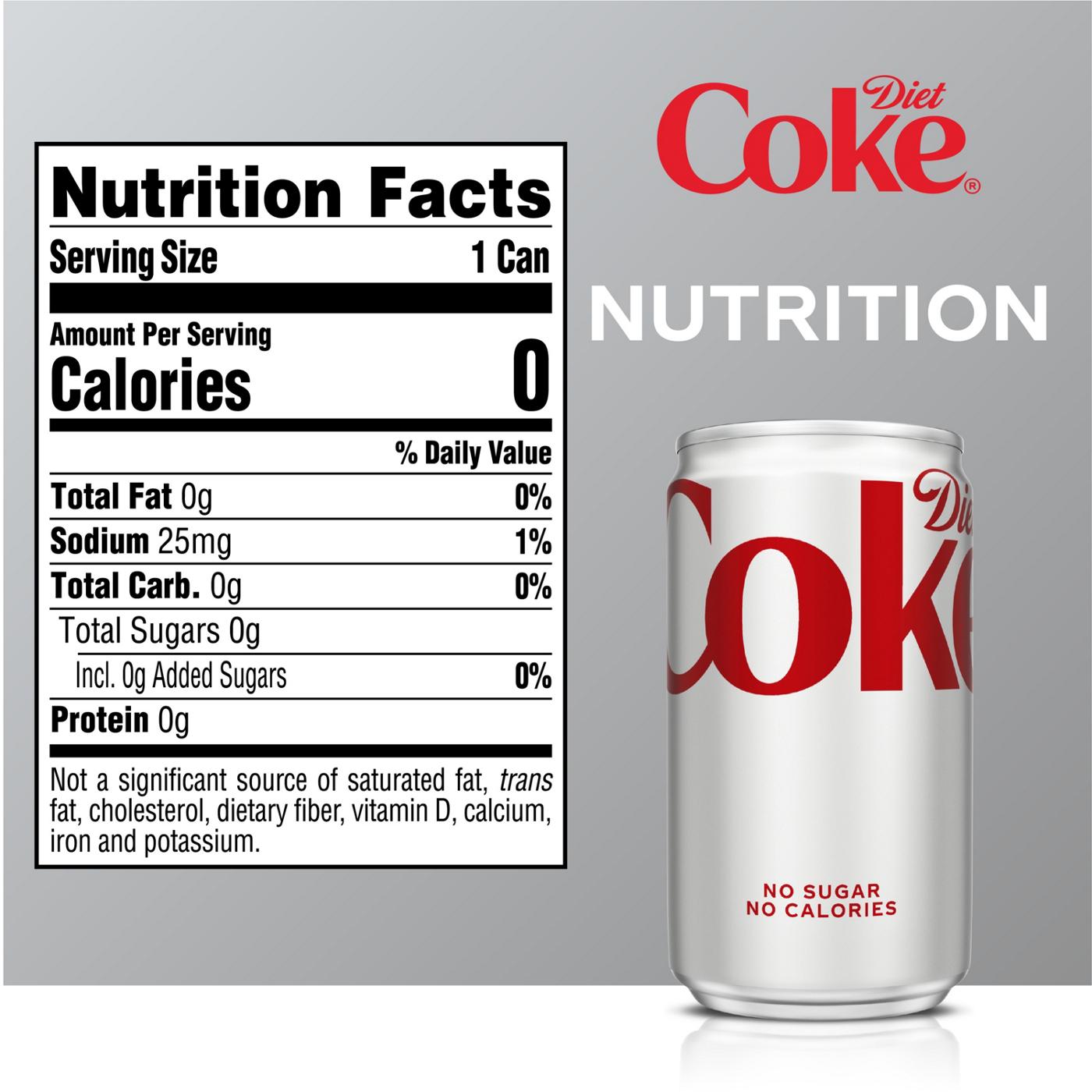 Diet Coke Diet Coke Mini 7.5 oz Cans; image 5 of 7