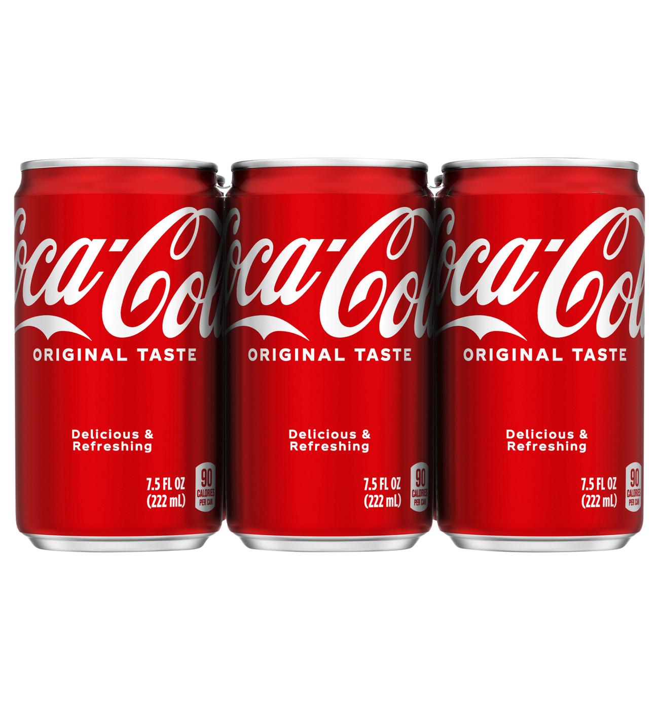 Coca-Cola Classic Coke 7.5 oz Cans