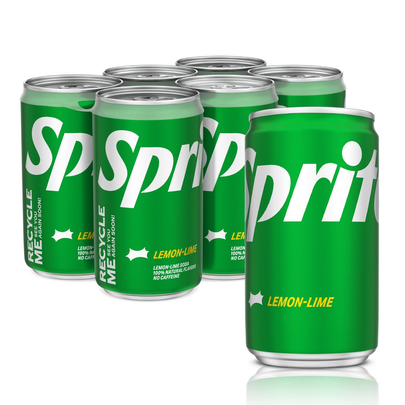 Sprite Lemon-Lime Soda 7.5 oz Cans; image 1 of 6