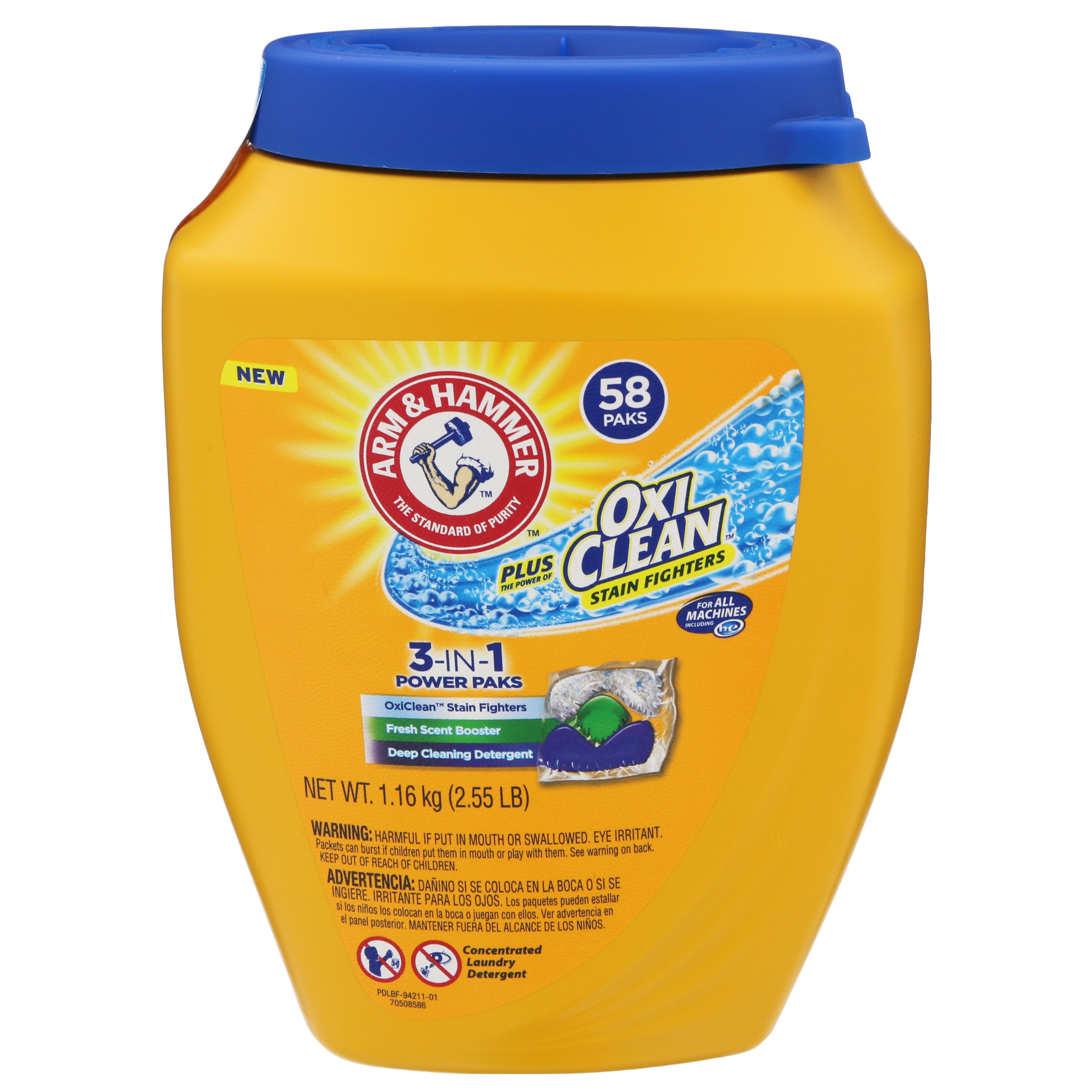 Arm & Hammer Oxi Clean 3 In 1 Power Paks Fresh Scent Shop Detergent