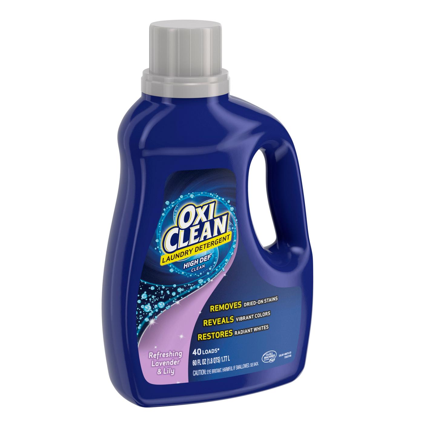 OxiClean Lavender & Lily HE Liquid Laundry Detergent 40 Loads Shop