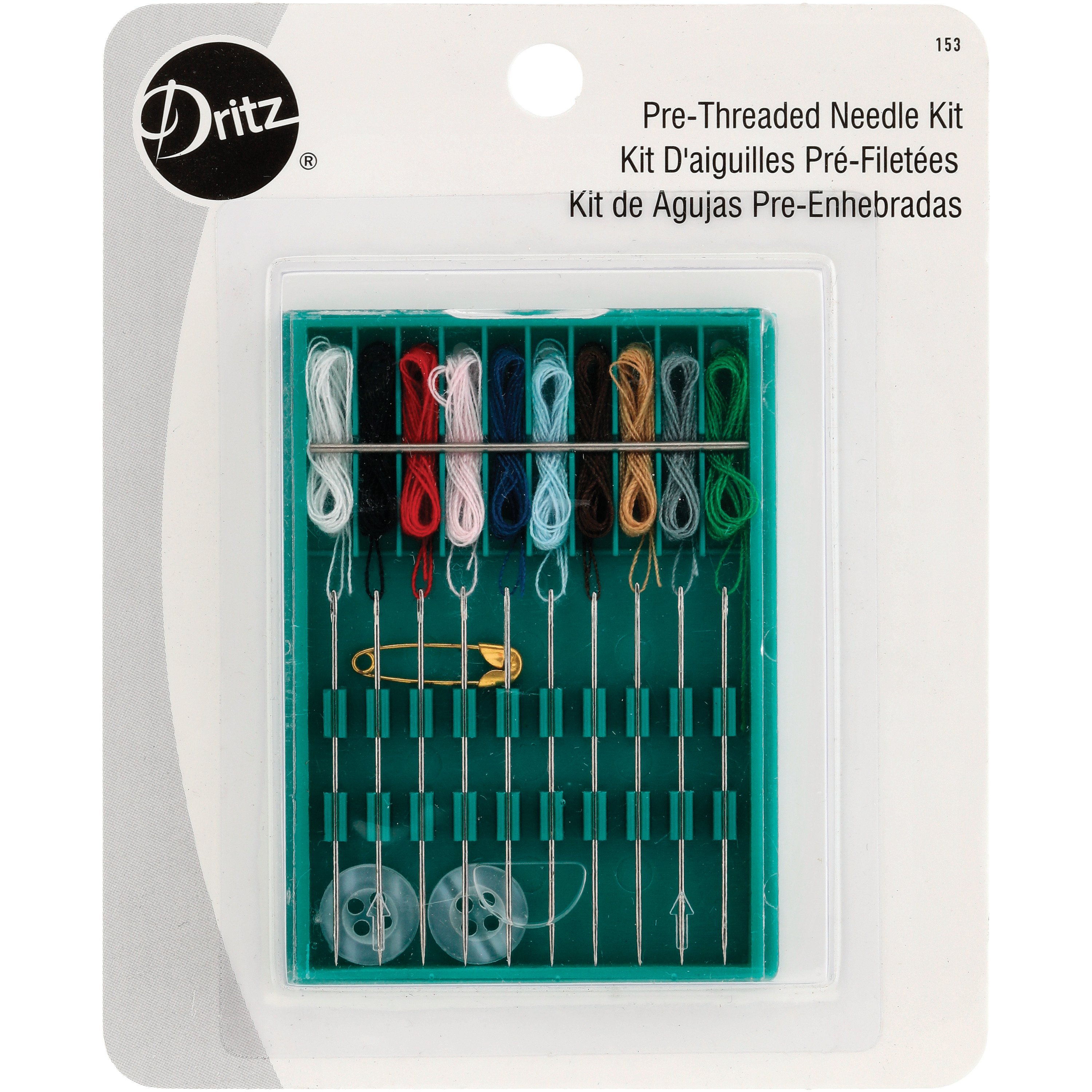 Dritz Pre-Threaded Needle Kit - Shop Sewing at H-E-B