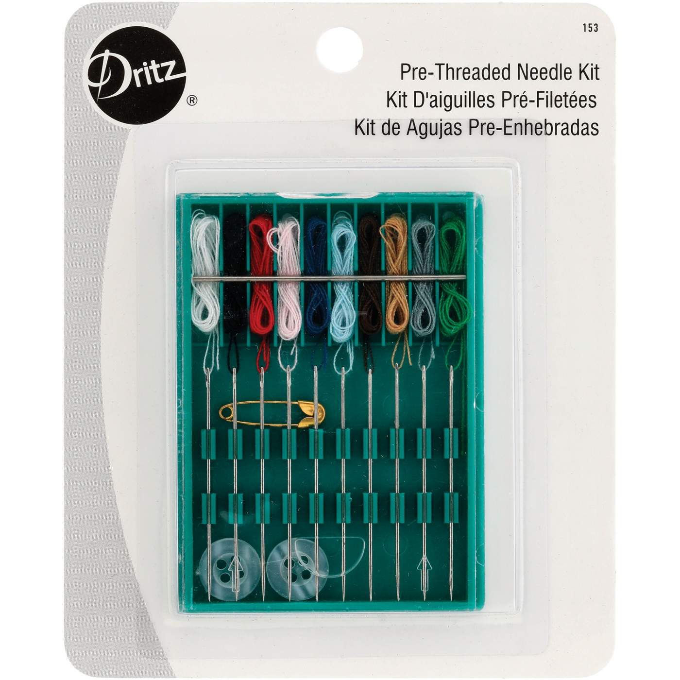 Dritz Pre-Threaded Needle Kit; image 1 of 2
