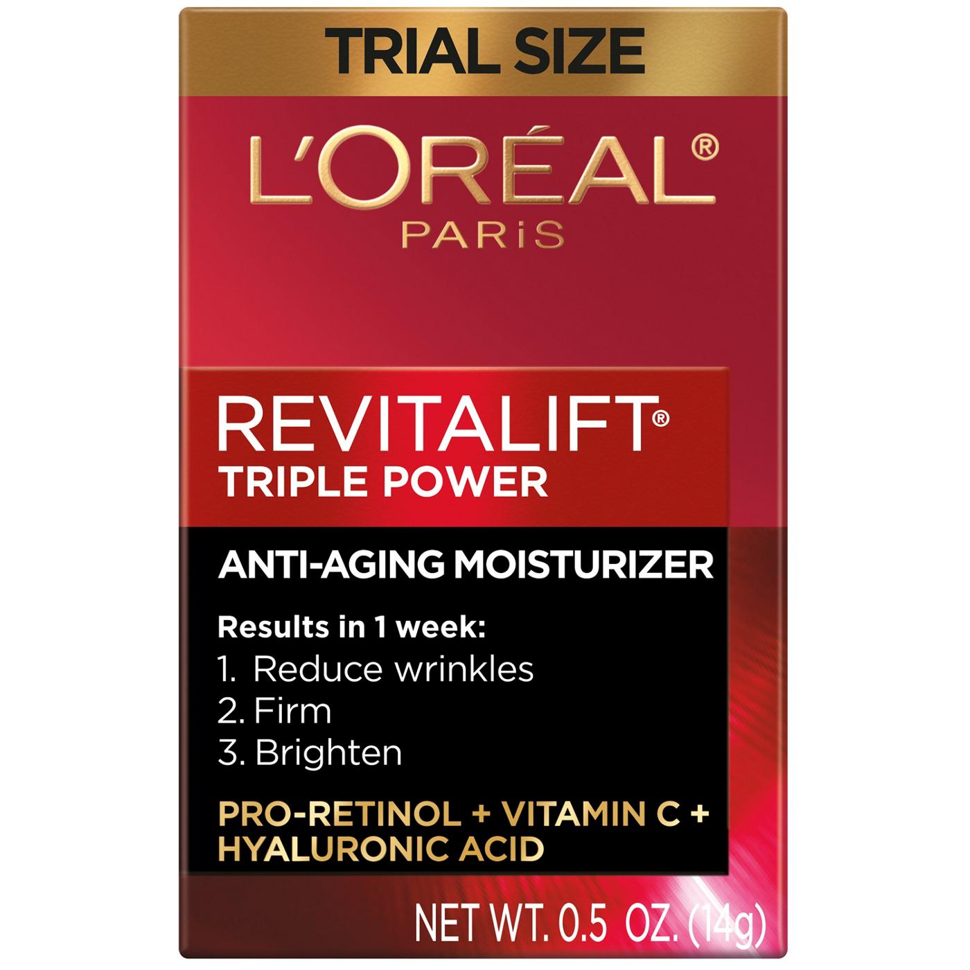 L'Oréal Paris Revitalift Triple Power Anti-Aging Face Moisturizer; image 1 of 7