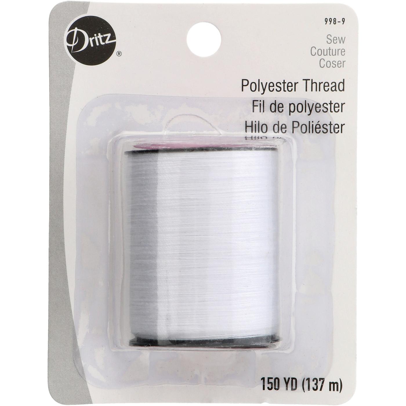 Dritz Polyester Sewing Thread - White; image 1 of 2