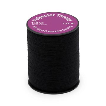 Dritz Polyester Sewing Thread - Black, 150 yd