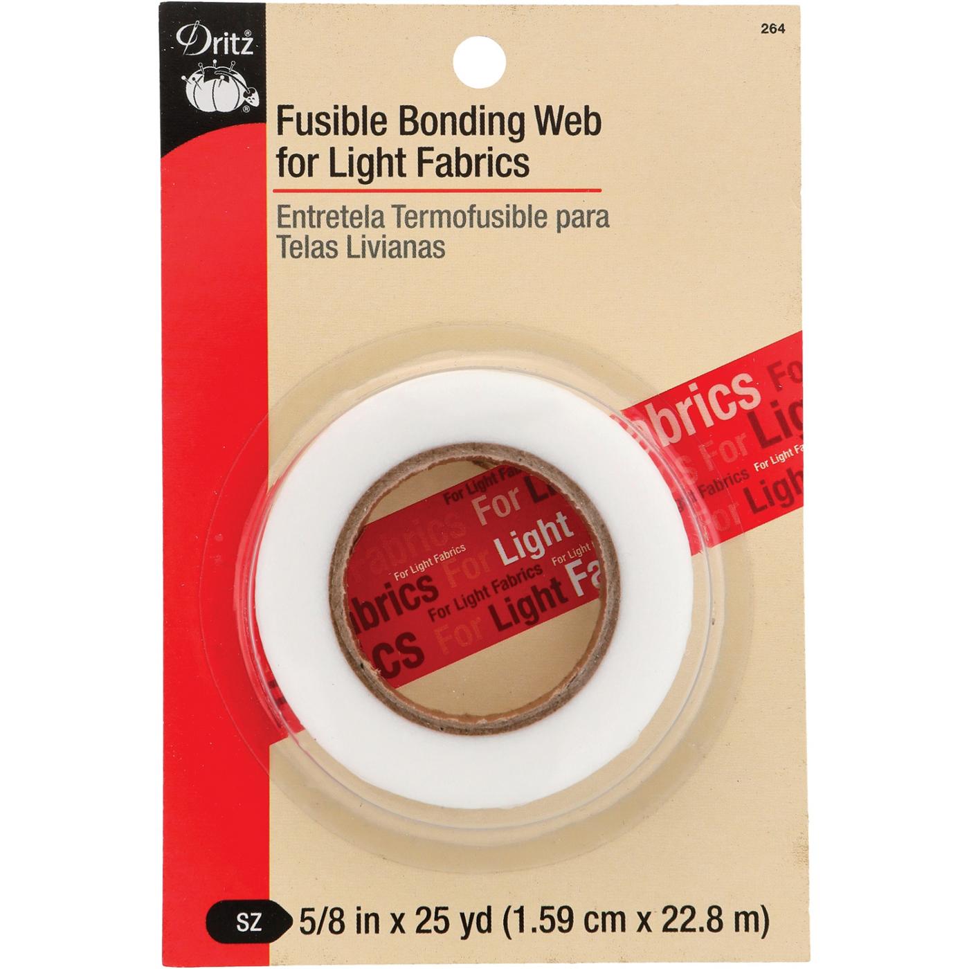 Dritz Fusible Bonding Web for Light Fabrics - White; image 1 of 3