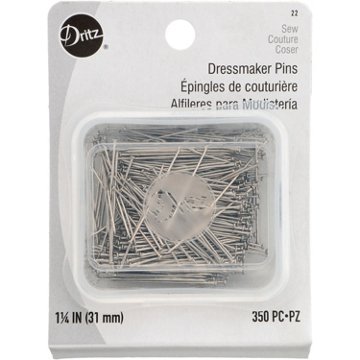 Dritz Dressmaker Pins, 350 Pc, 1.25"