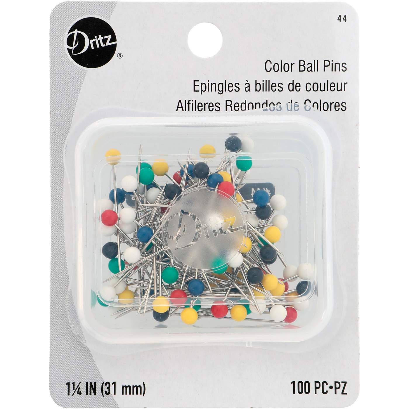 Dritz Color Ball Pins, 100 Pc; image 1 of 5