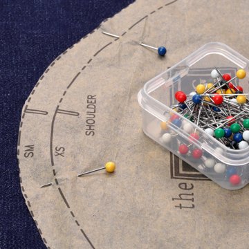 Dritz Color Ball Pins, 100 Pc, 1.25"