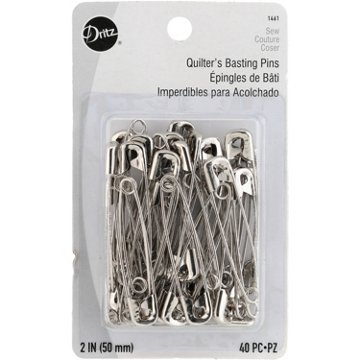 Dritz Quilter's Basting Pins, 40 Pc, 2"