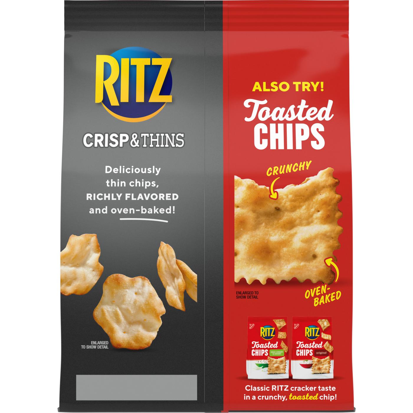 Ritz Crisp and Thins Cream Cheese and Onion Chips; image 7 of 8