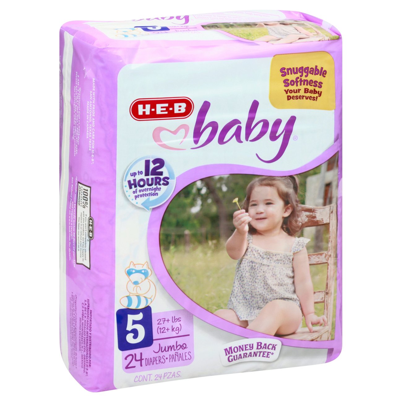 HEB Baby Jumbo Pack Diapers, 24 ct Shop Diapers at HEB