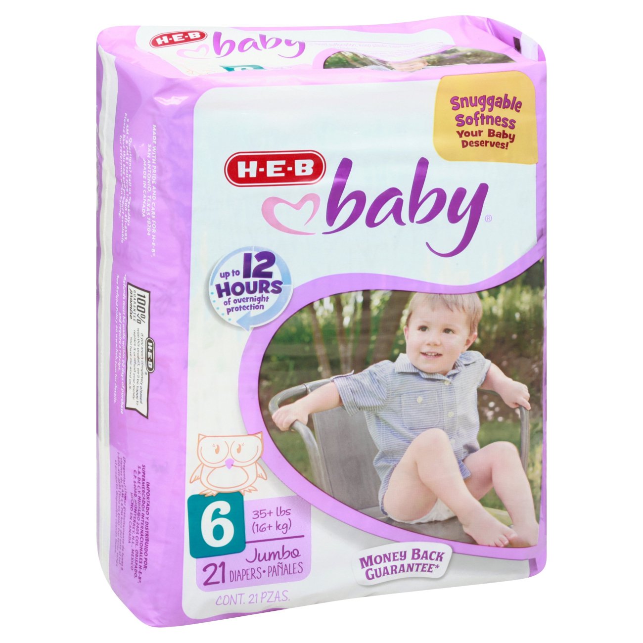 heb diapers