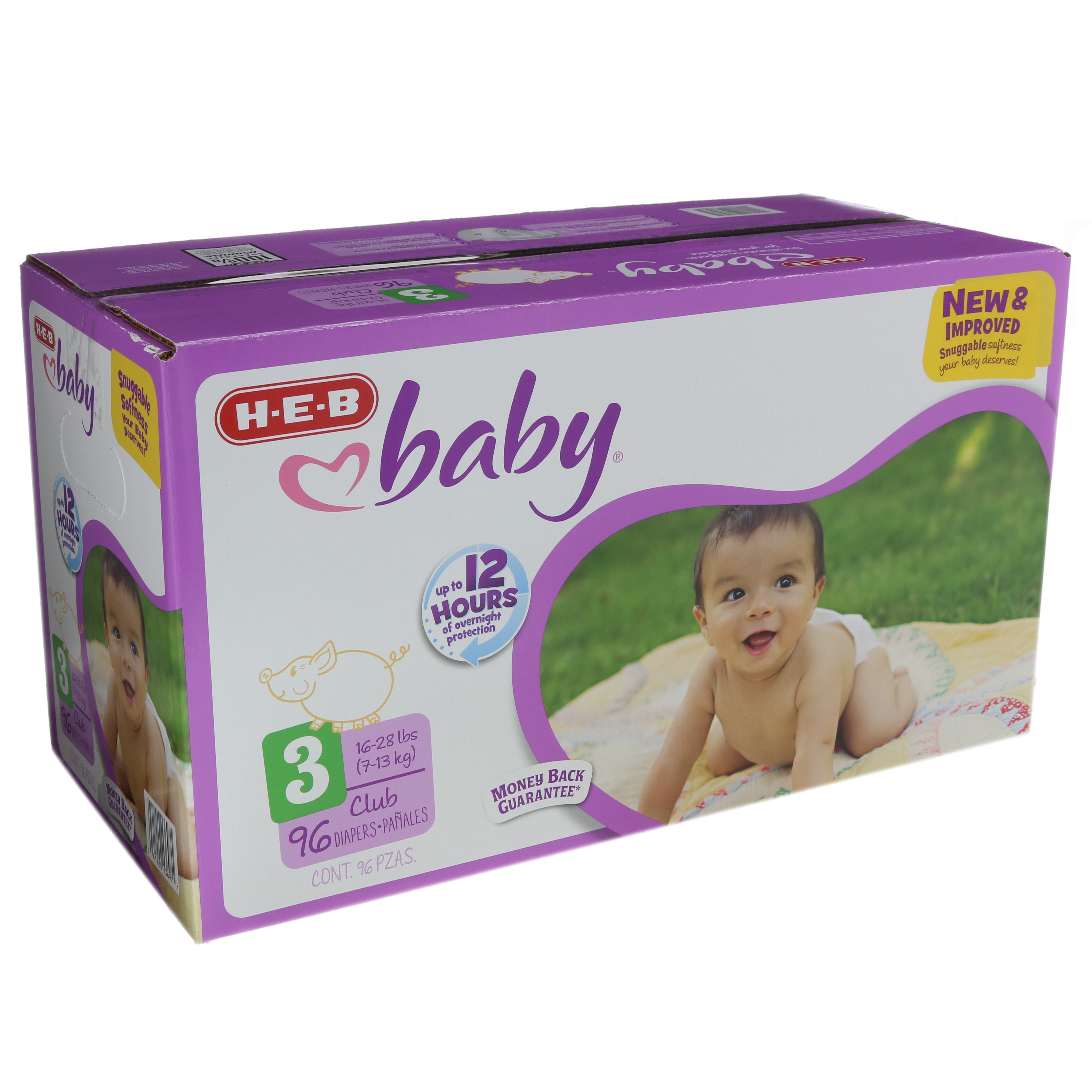 heb diapers