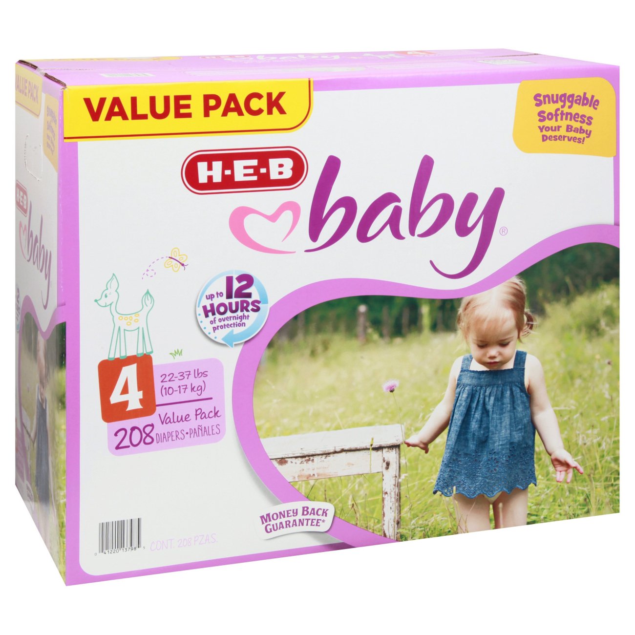 heb diapers