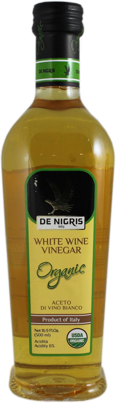 De Nigris Organic White Wine Vinegar; image 1 of 2