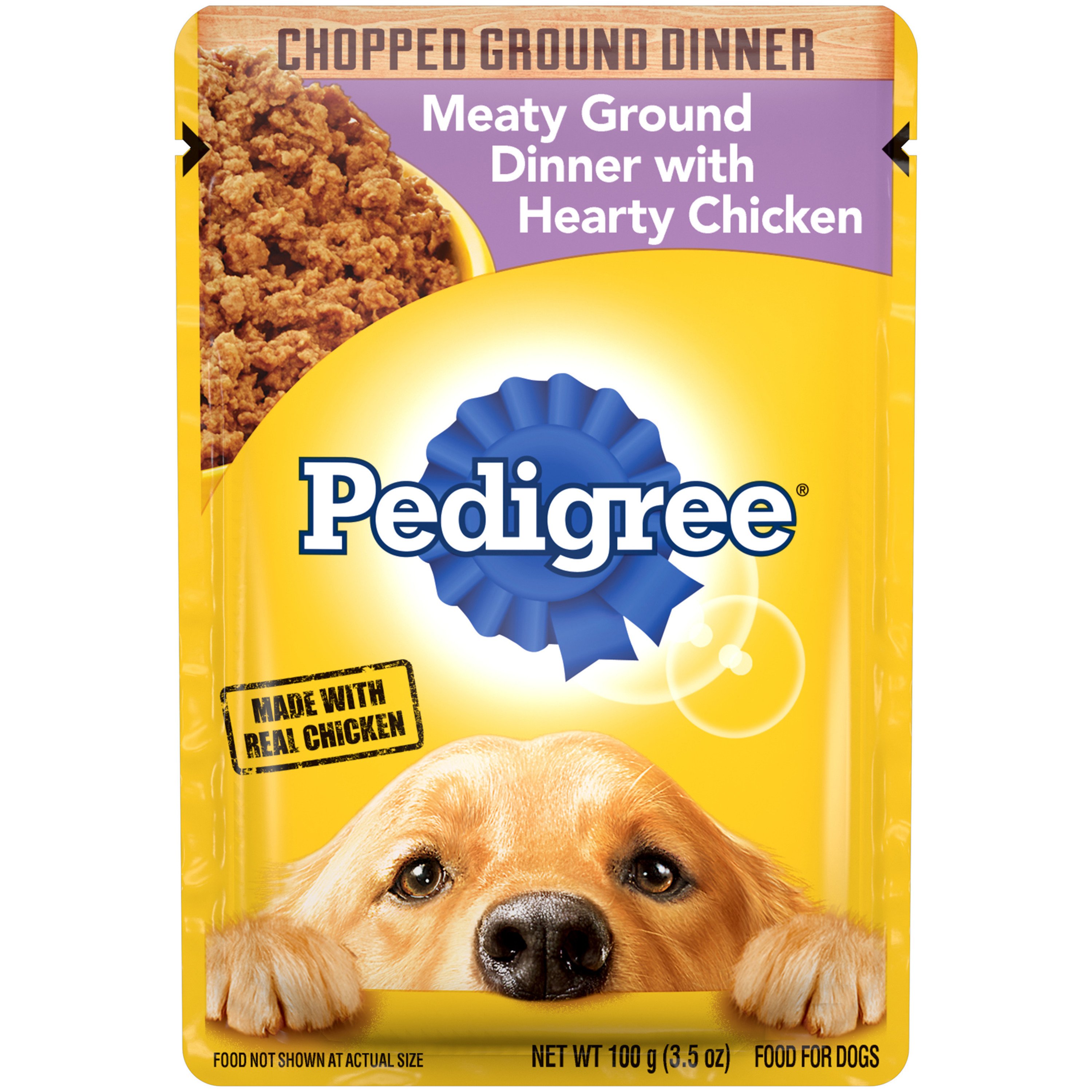 Pedigree Chopped Ground Dinner Meaty Ground Dinner with Hearty Chicken