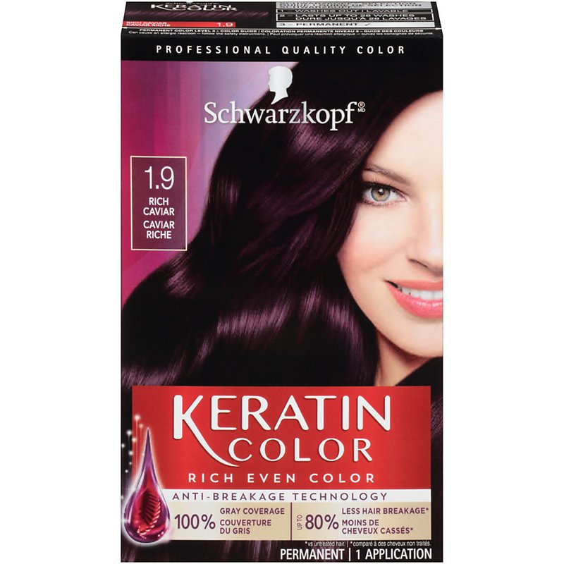 Schwarzkopf Keratin Color  Rich Caviar - Shop Hair Care at H-E-B