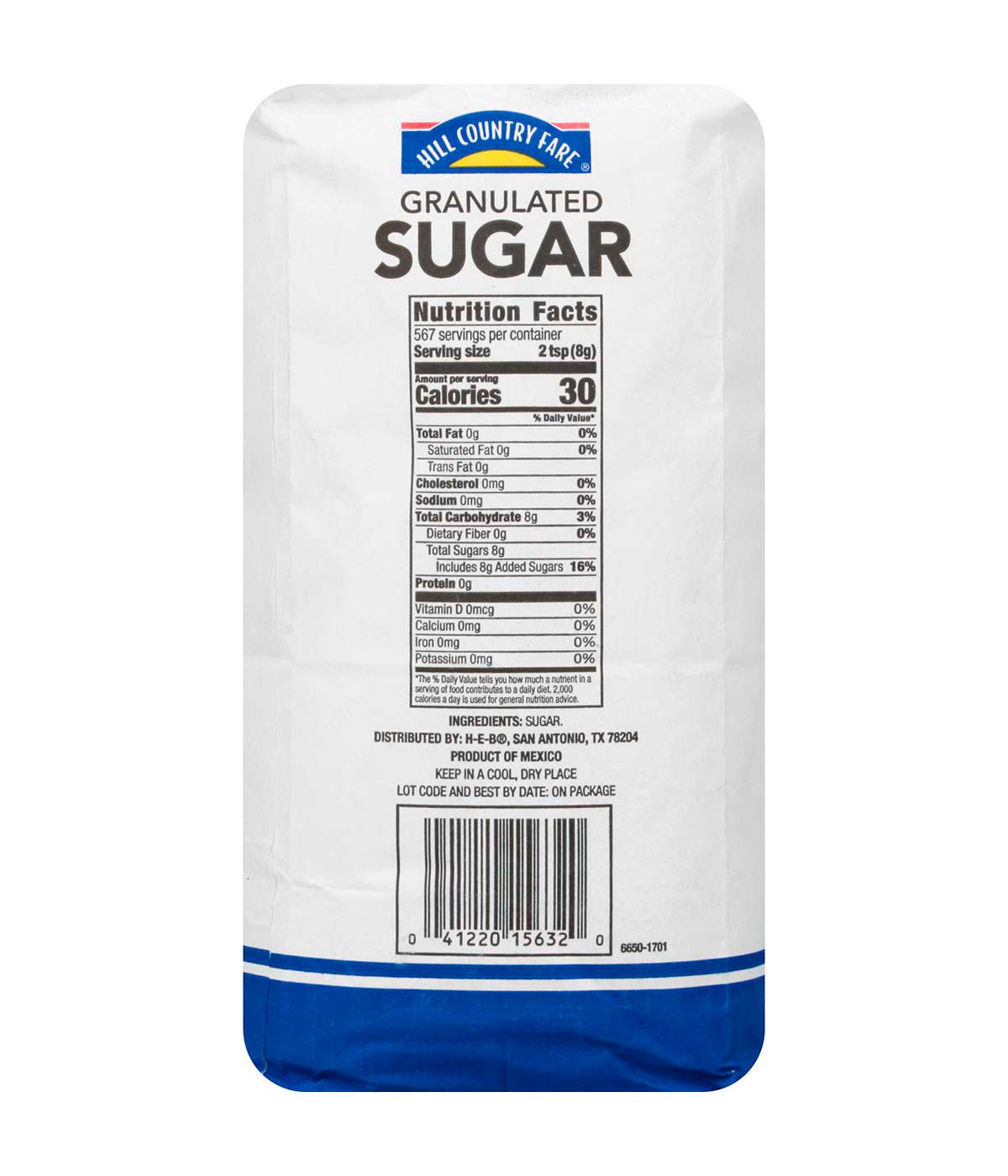 Hill Country Fare Granulated Sugar; image 4 of 4