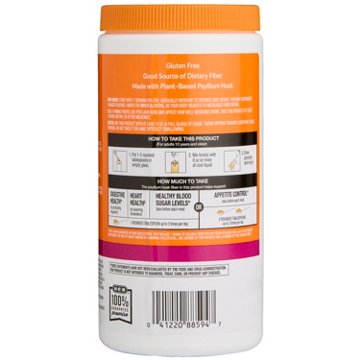 H-E-B Fiber Supplement Powder - Orange, 30.4 oz