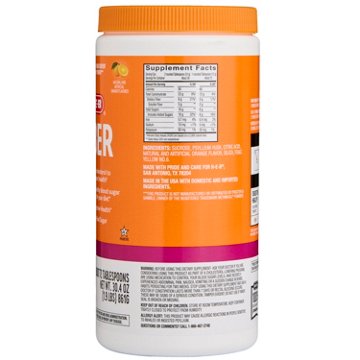 H-E-B Fiber Supplement Powder - Orange, 30.4 oz