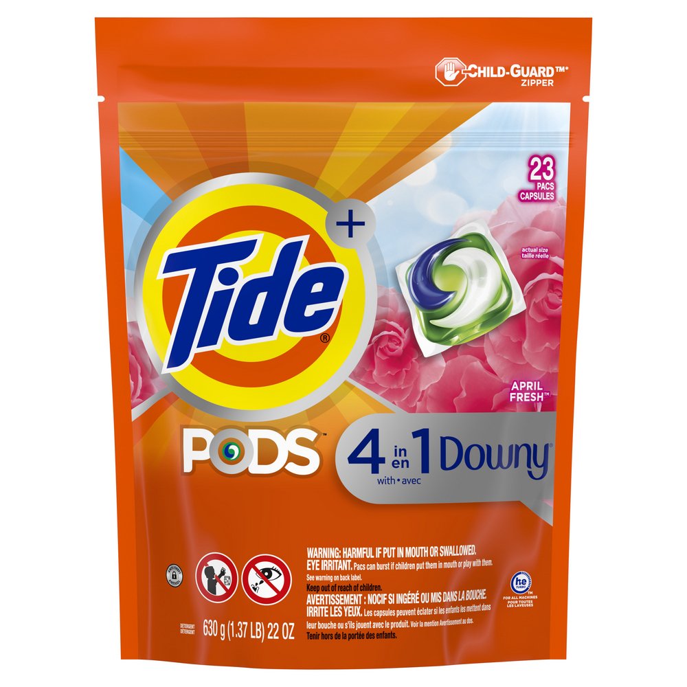 Tide PODS Plus Downy April Fresh HE Turbo Laundry Detergent Pacs Shop