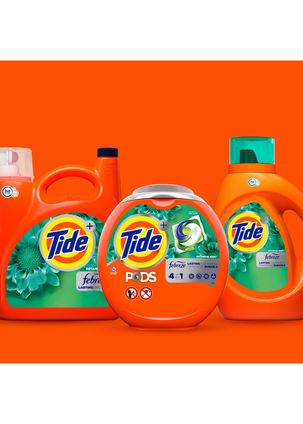 Tide + Febreze HE Turbo Clean Liquid Laundry Detergent, 59 Loads - Botanical Rain; image 14 of 14