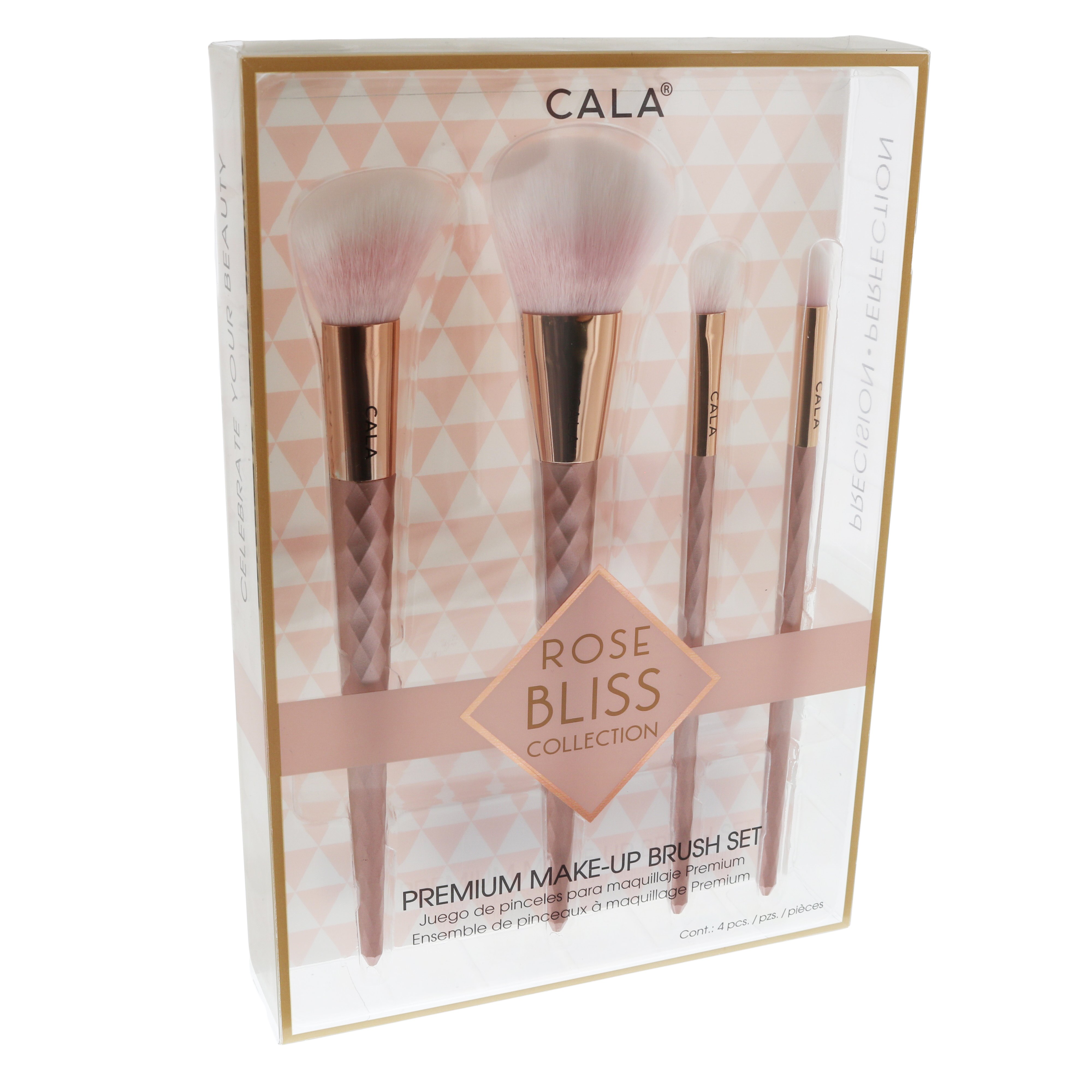 Cala Rose Bliss Premium Make Up Brush Set Shop Brushes at HEB