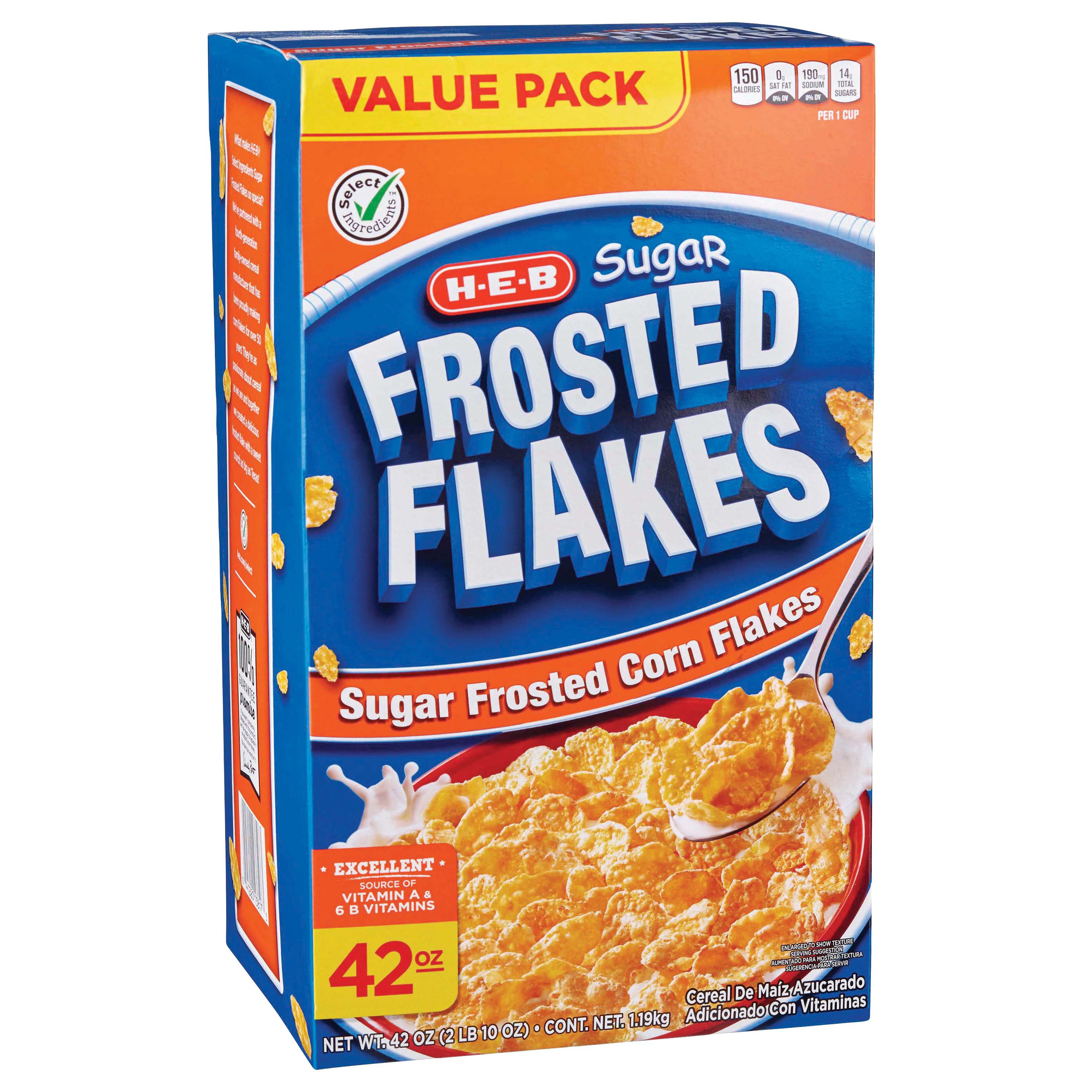 Kellogg's Frosted Flakes Chocolate Milkshake Family Size - Shop Cereal at  H-E-B