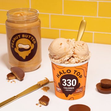 Halo Top 18g Protein Light Ice Cream - Peanut Butter Cup