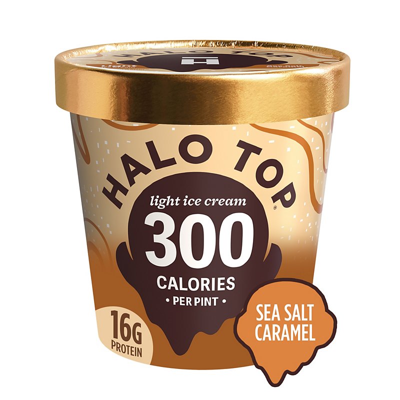 Halo Top Sea Salt Caramel Light Ice Cream - Shop & Treats at H-E-B