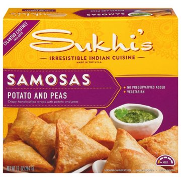 Sukhi's Potato & Peas Samosas, 12 oz