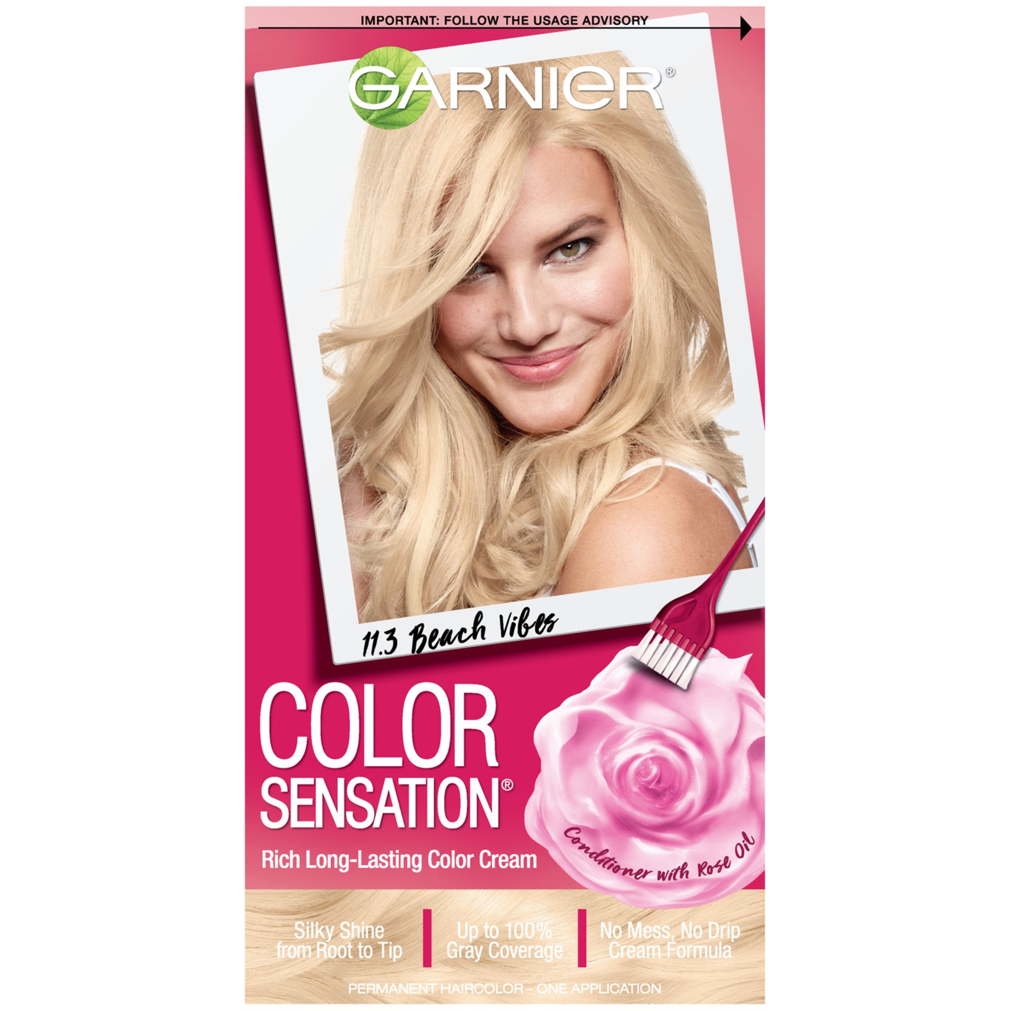 Garnier Color Sensation Hair Color Cream  Beach Vibes (Extra Light Sun  Blonde) - Shop Hair Care at H-E-B