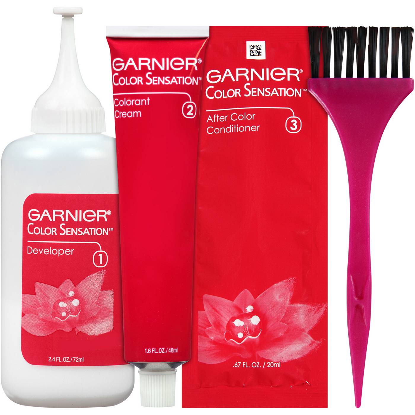 Garnier Color Sensation Hair Color Cream 1.0 In the Black (Black); image 6 of 8