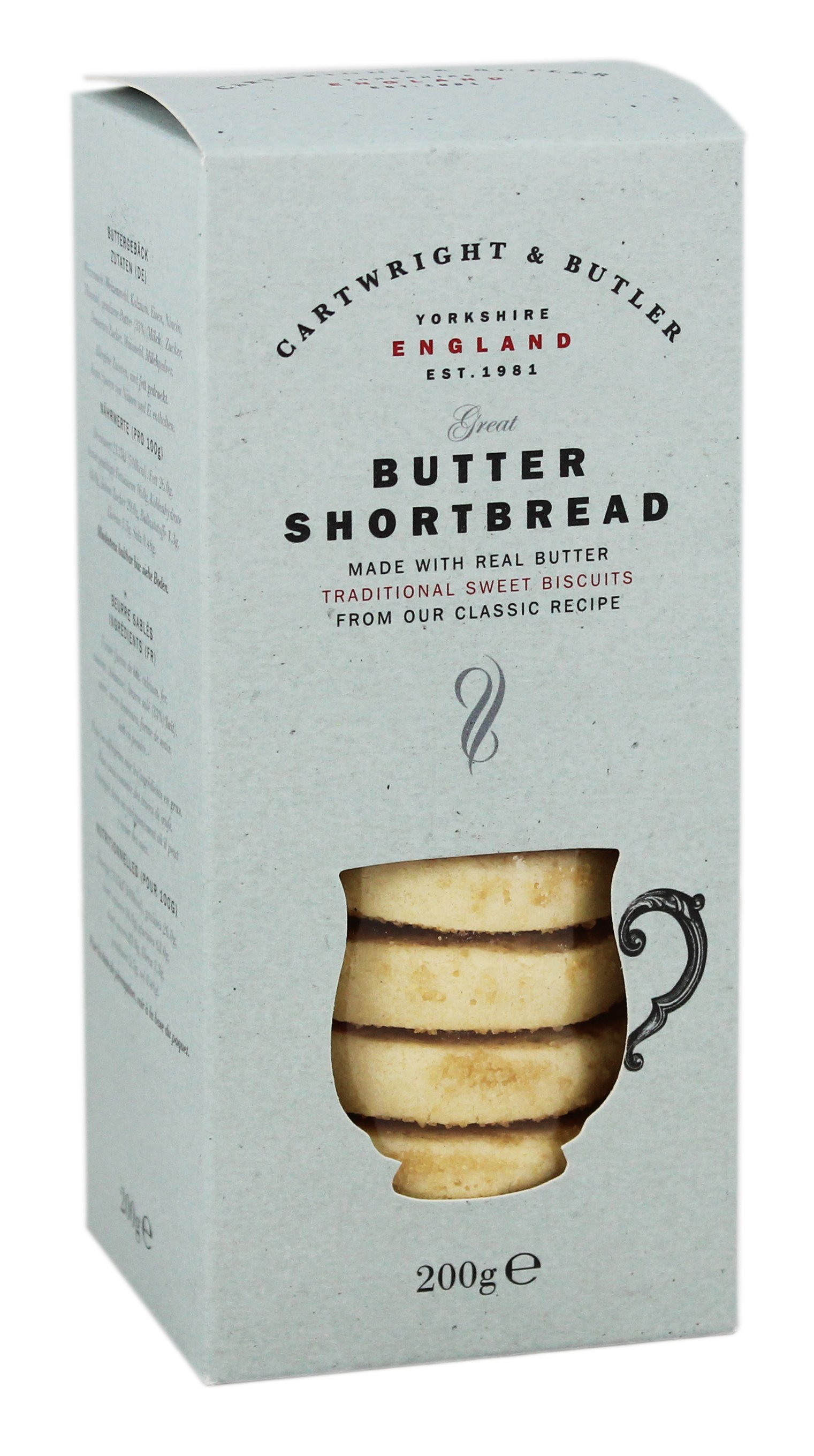 Cartwright & Butler Butter Shortbread Cookies Shop Cookies at HEB