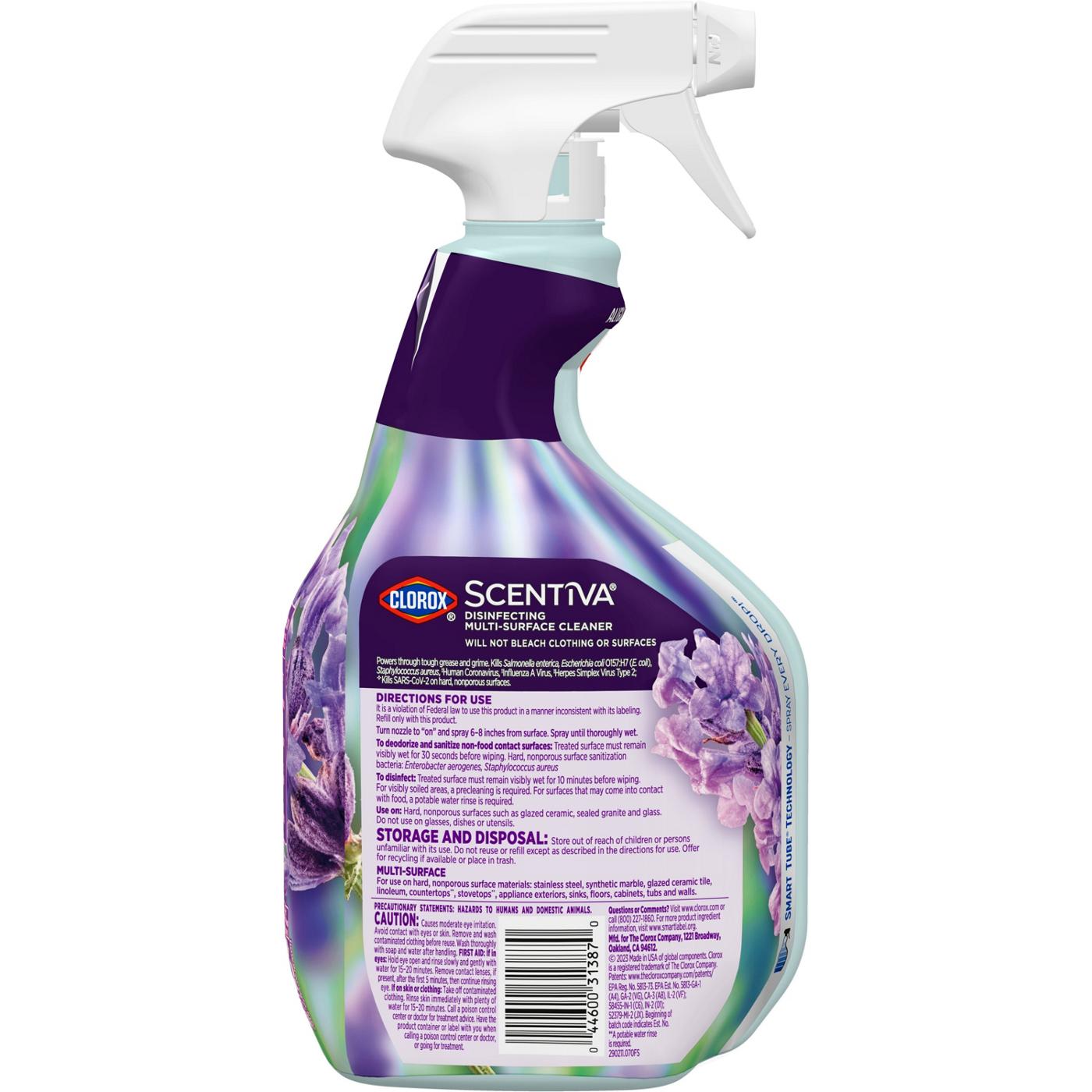 Clorox Scentiva Lavender & Jasmine Multi-Surface Cleaner Spray; image 10 of 10