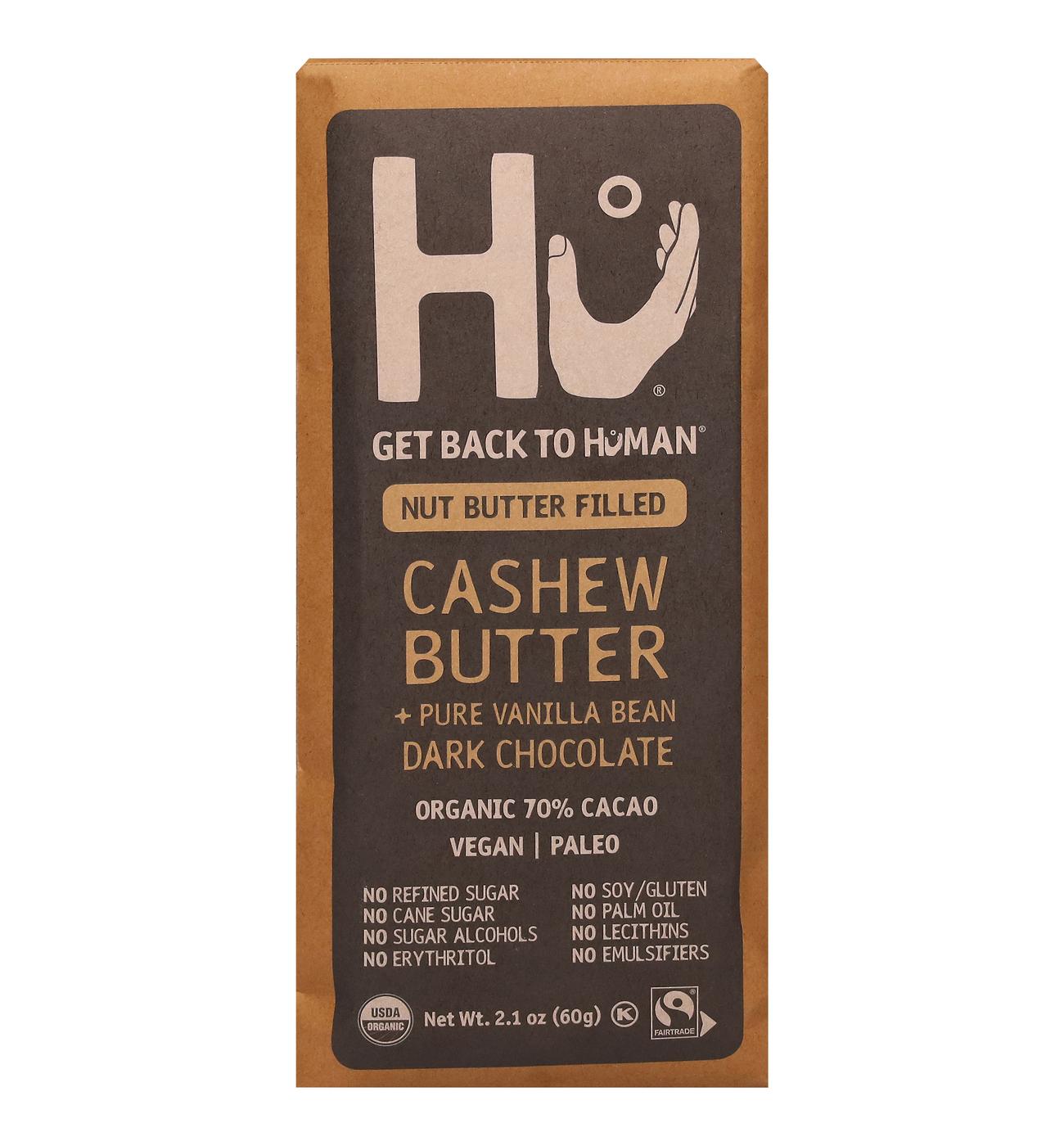 Hu Cashew Butter + Vanilla Bean Dark Chocolate Bar; image 1 of 3