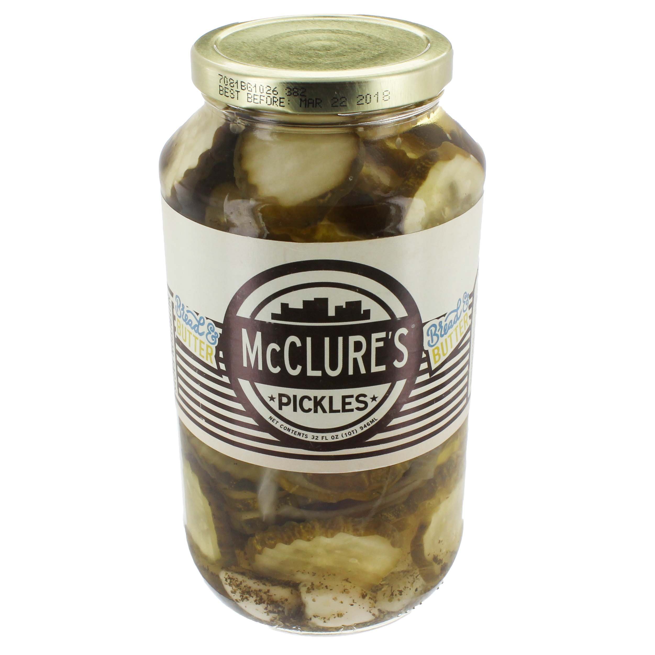 Mcclure S Bread Butter Pickles Shop Vegetables At H E B