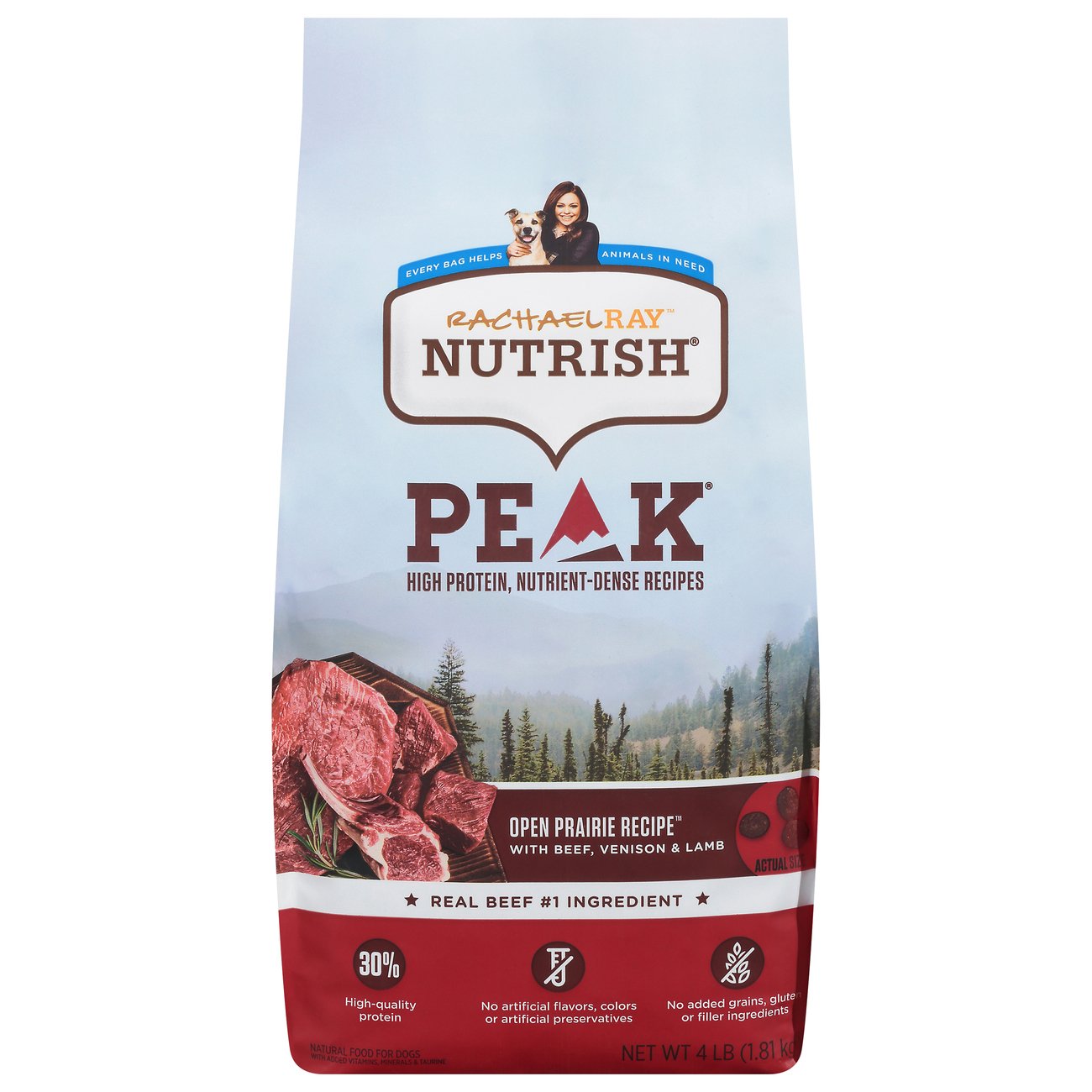 Rachael Ray Nutrish Peak Beef Venison & Lamb Dry Dog Food - Shop Food ...