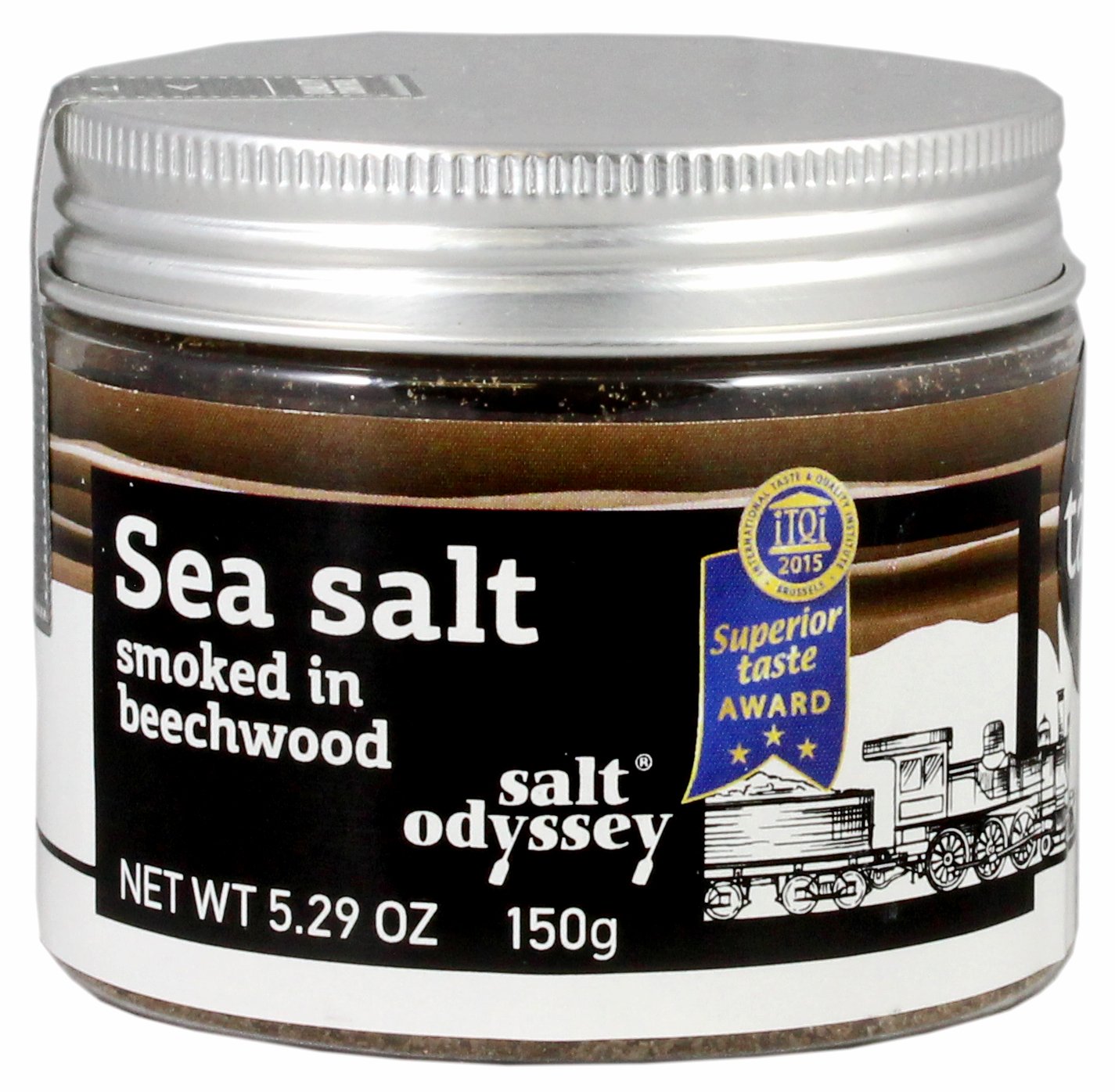 Salt Odyssey Smoked Sea Salt From Messolonghi, 5.29 oz | Central