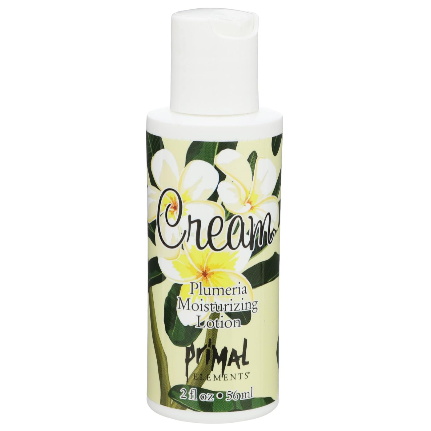 Primal Elements Cream Plumeria Moisturizing Lotion; image 1 of 2