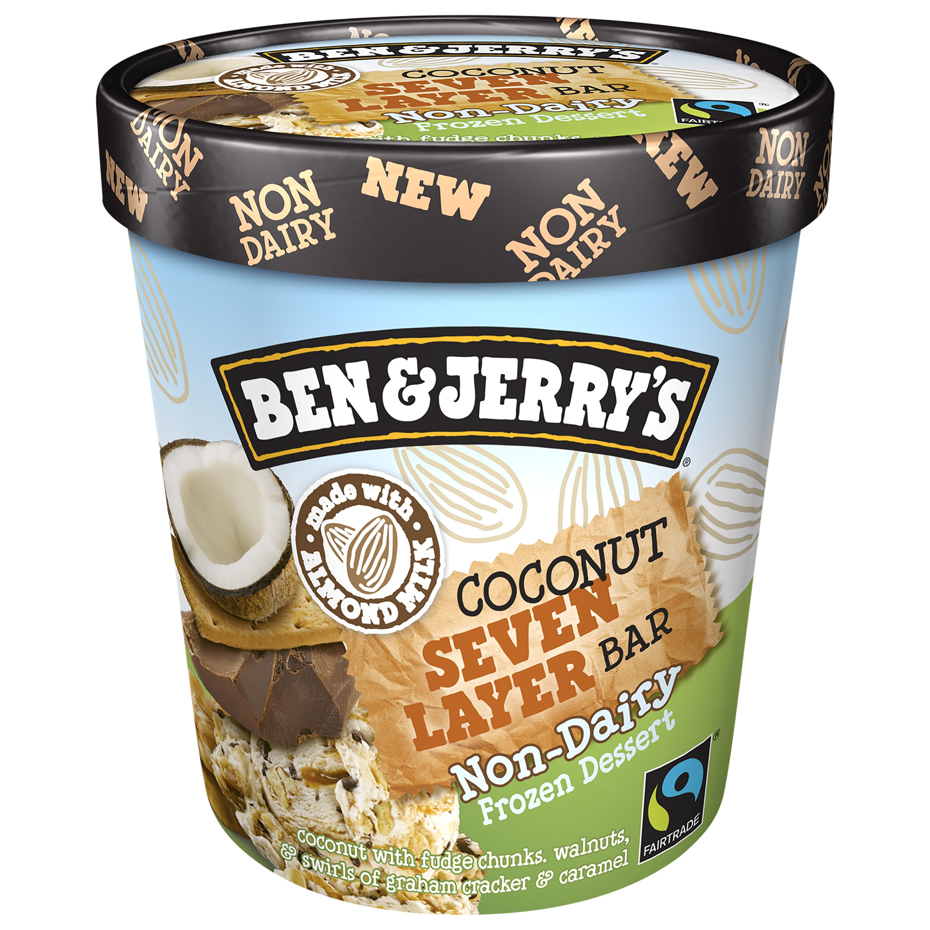 Ben Jerry S Coconut Seven Layer Bar Non Dairy Frozen Dessert Shop Ice Cream At H E B