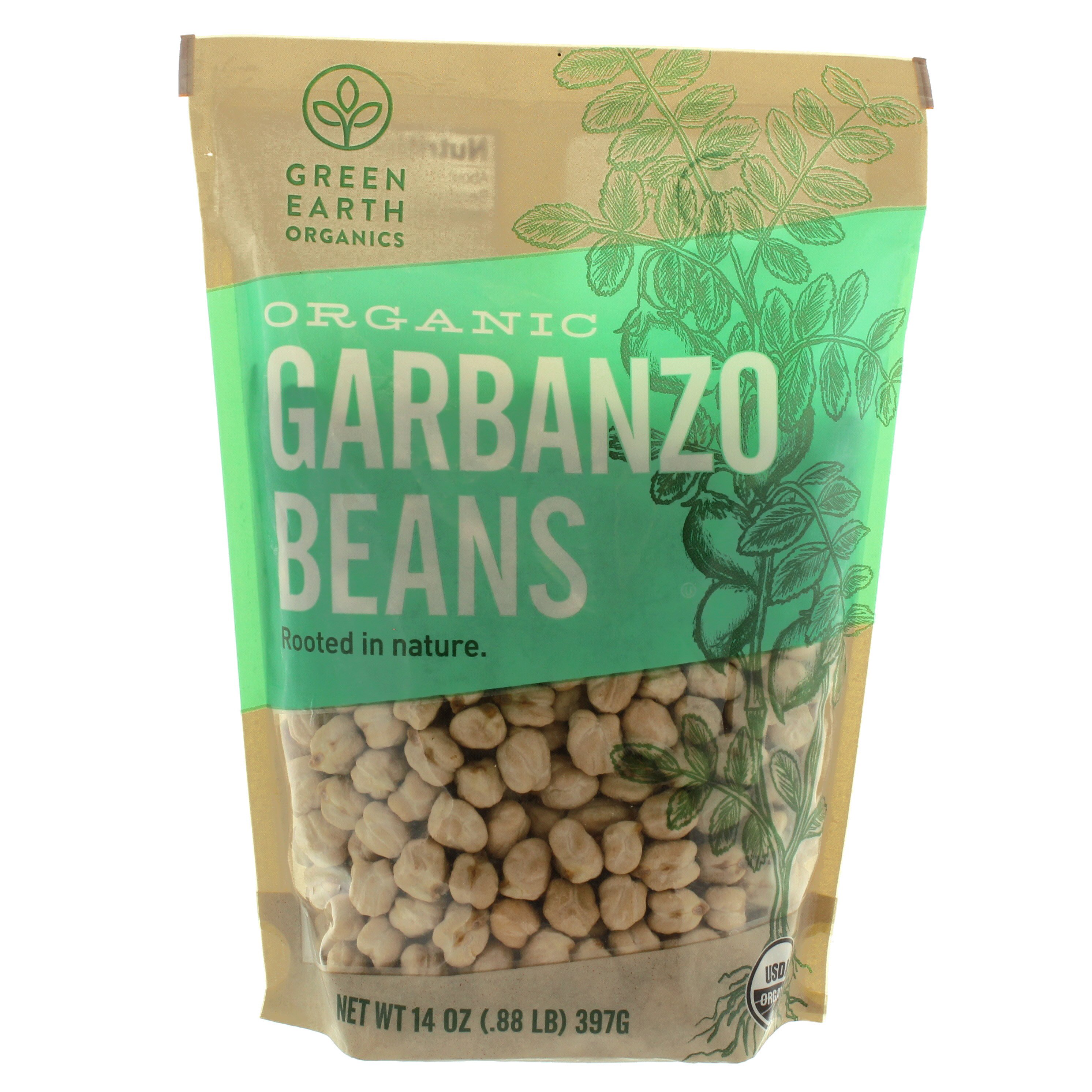Green Earth Organics Organic Garbanzo Beans Shop Beans & legumes at HEB