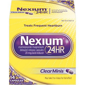 Nexium 24HR ClearMinis Acid Reducer Heartburn Relief Delayed Release Capsules with Esomeprazole Magnesium