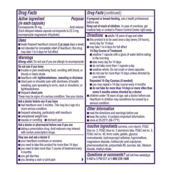 Nexium 24HR ClearMinis Acid Reducer Heartburn Relief Delayed Release Capsules with Esomeprazole Magnesium