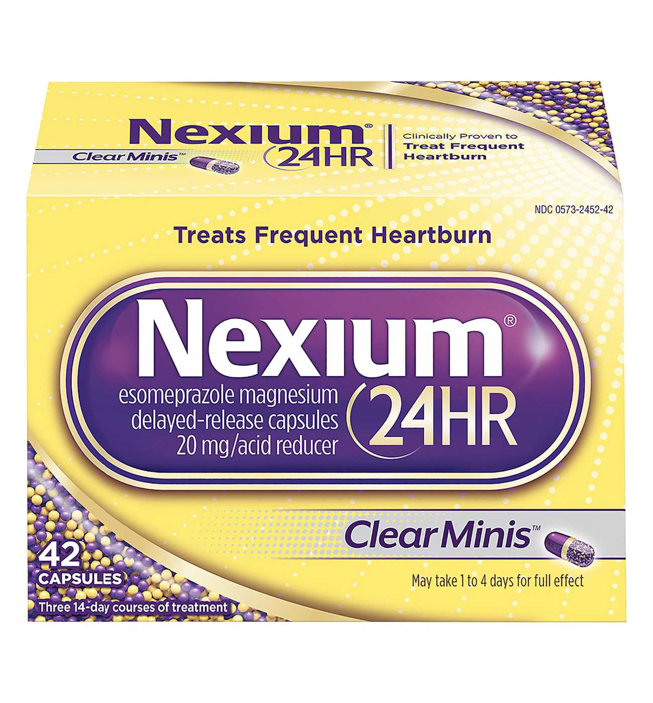 Nexium 24 Hour Clear Minis Acid Reducer and Heartburn Relief Capsules; image 1 of 10