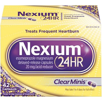 Nexium 24HR ClearMinis Acid Reducer Heartburn Relief Delayed Release Capsules with Esomeprazole Magnesium