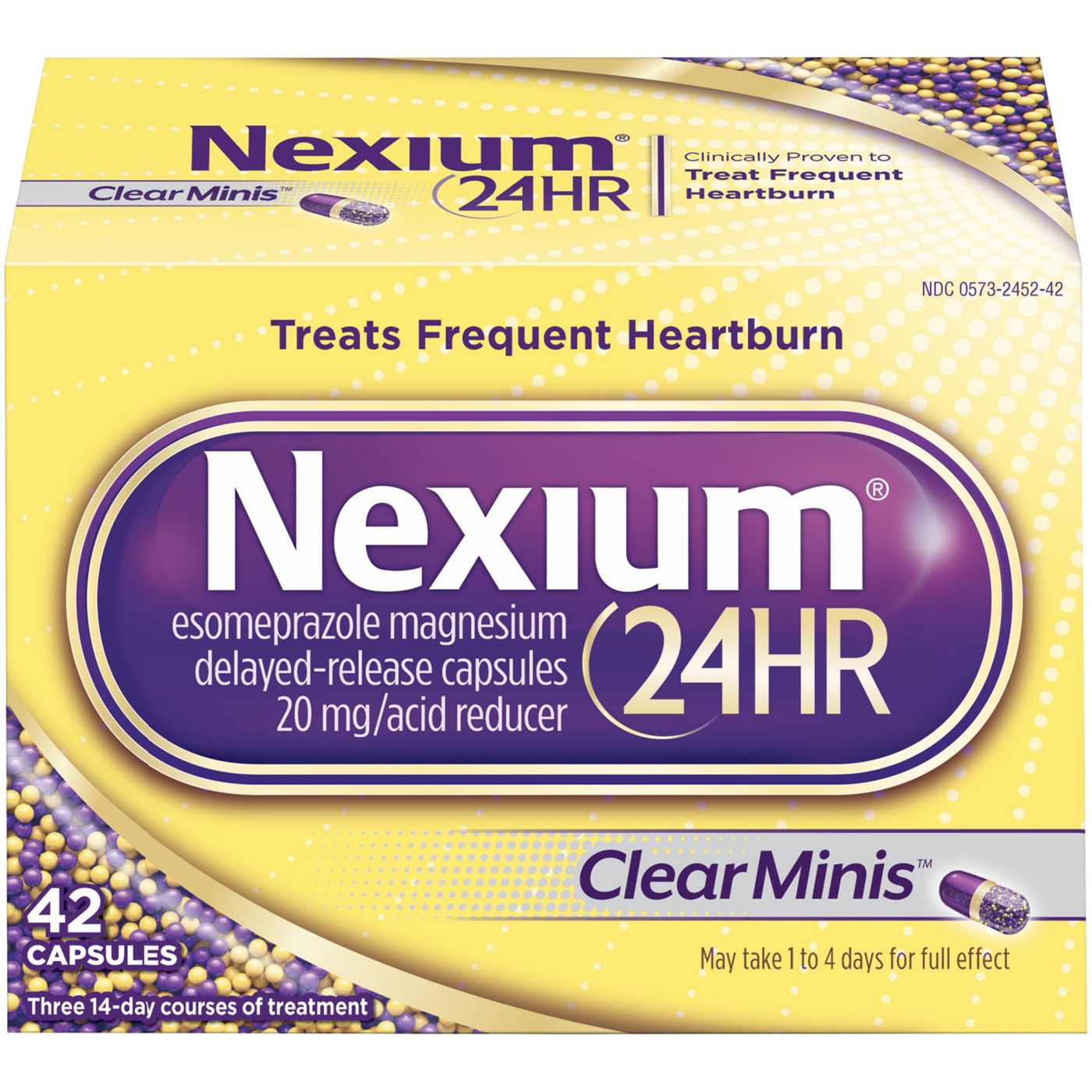 Nexium 24 Hour Clear Minis Acid Reducer and Heartburn Relief Capsules; image 3 of 10