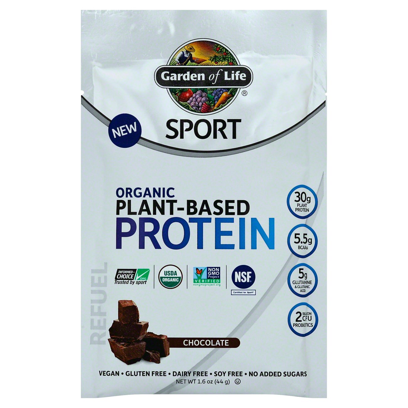 Garden of Life Sport Organic PlantBased Chocolate Protein Powder